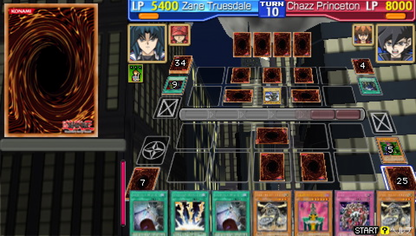 Yu-Gi-Oh! GX Tag Force gameplay for PlayStation Portable (PSP) trading card duel game