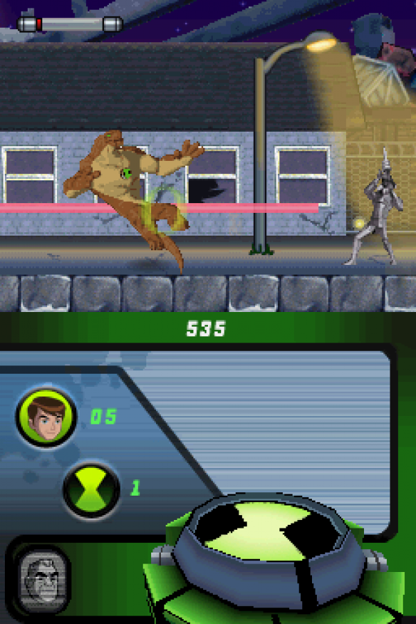 Ben 10: Alien Force gameplay for Nintendo DS (DS) action adventure video game