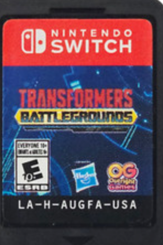 Transformers Battlegrounds Nintendo Switch for retro video game enthusiasts featuring tactical strategy gameplay turn based combat missions iconic Autobot and Decepticon characters team based battles animated inspired adventure and collectible gaming appeal back cover  