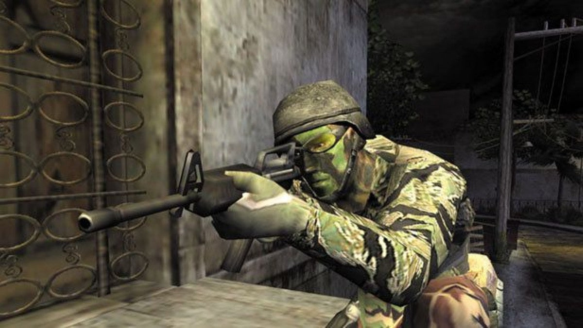 SOCOM II: U.S. Navy Seals – PlayStation 2 (PS2) video game gameplay, tactical shooter.