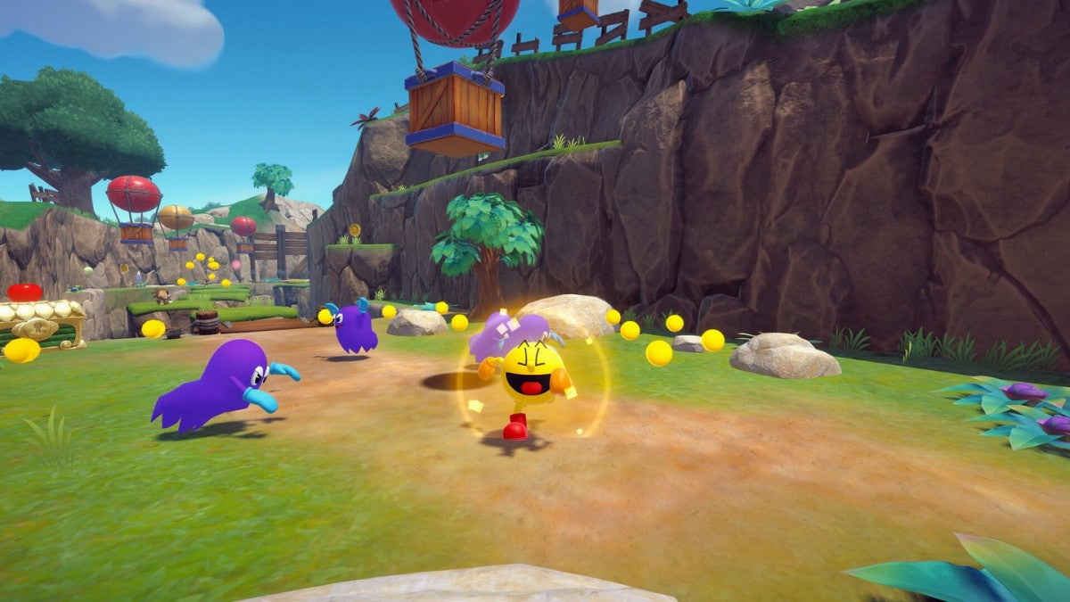 Pac-Man World Re-Pac 2 PS5 game featuring classic arcade platforming, colorful 3D levels, and modern remastered visuals for PlayStation 5 gameplay