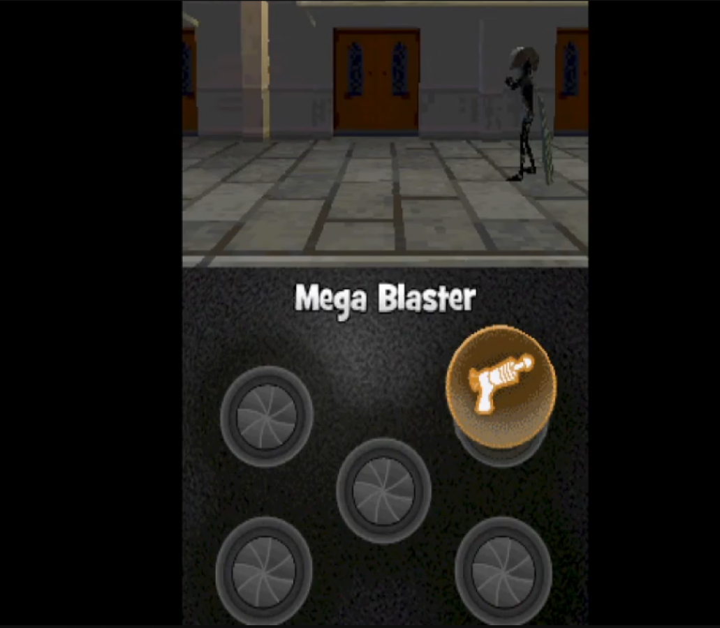 MegaMind The Blue Defender Nintendo DS action hero platformer based on the animated film building gadgets defeating villain THQ licensed title gameplay