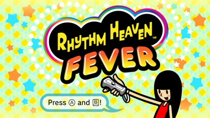 Rhythm Heaven Fever – Nintendo Wii (Wii) rhythm music mini-game video game title screen