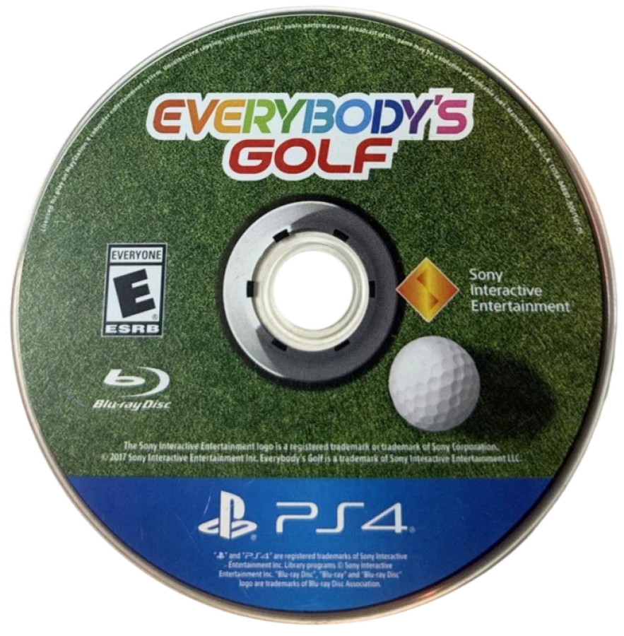 Everybody's Golf VR – PlayStation 4 (PS4) video game disc, sports golf simulation by Sony Interactive Entertainment