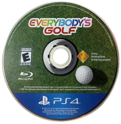Everybody's Golf VR – PlayStation 4 (PS4) video game disc, sports golf simulation by Sony Interactive Entertainment