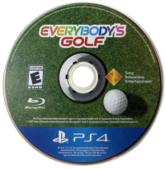 Everybody's Golf VR – PlayStation 4 (PS4) video game disc, sports golf simulation by Sony Interactive Entertainment