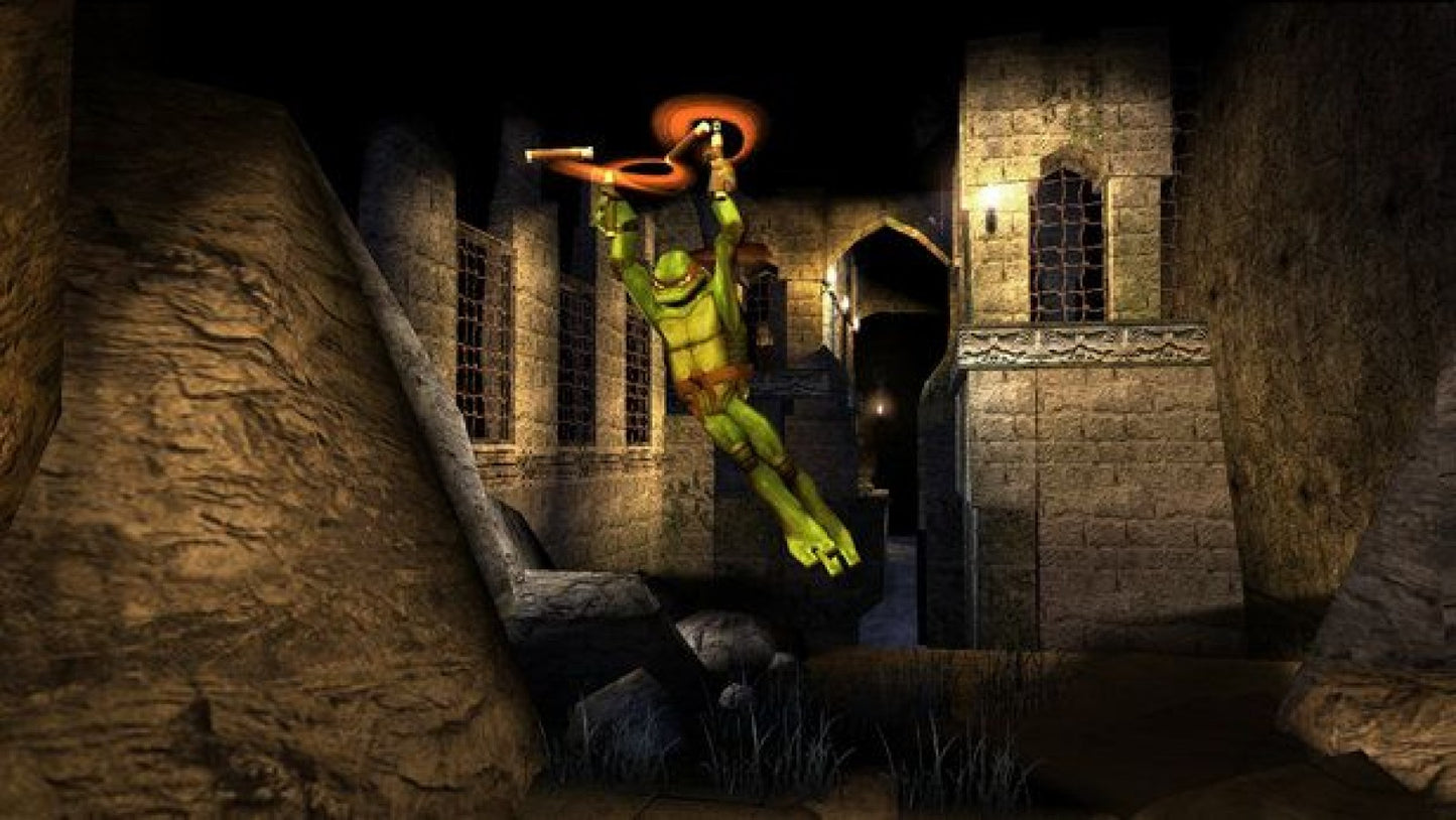 TMNT Greatest Hits PlayStation 2 PS2 retro video game action platformer gameplay (2007)