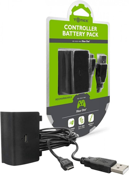 Tomee Controller Battery Pack and Charge Cable accessory for Xbox One XONE