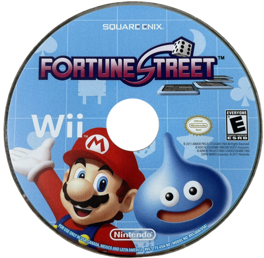 Fortune Street – Nintendo Wii (Wii) board game simulation disc for video game