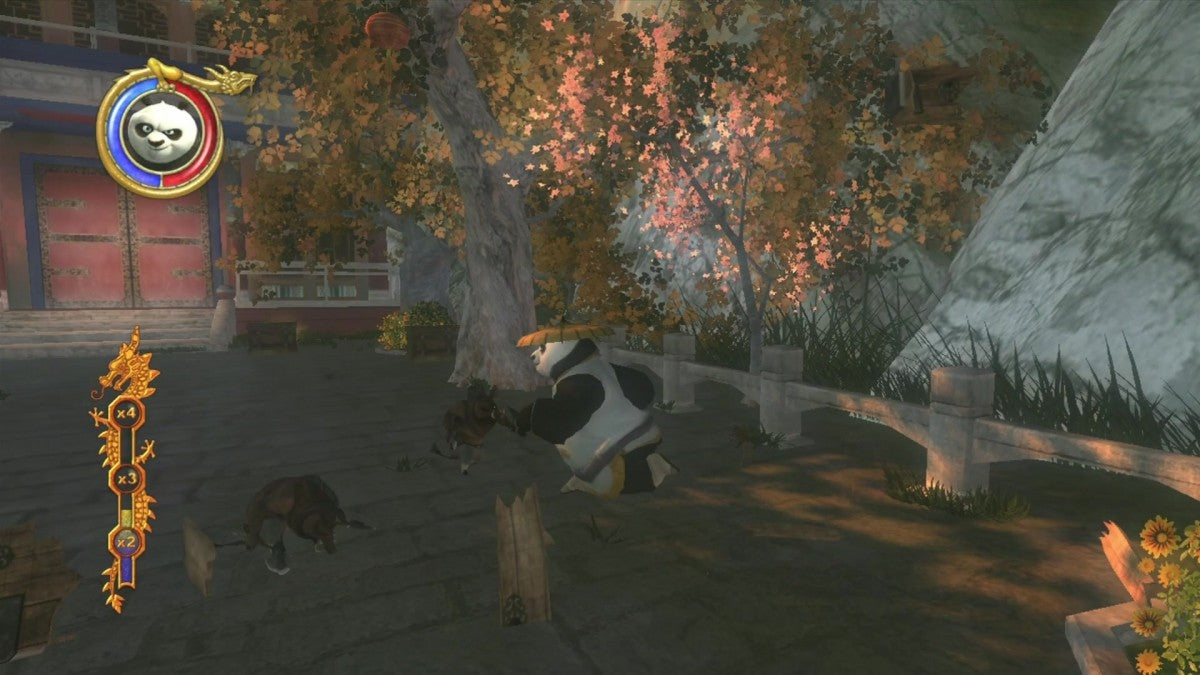 Kung Fu Panda gameplay for Xbox 360 (X360) action-adventure platformer video game