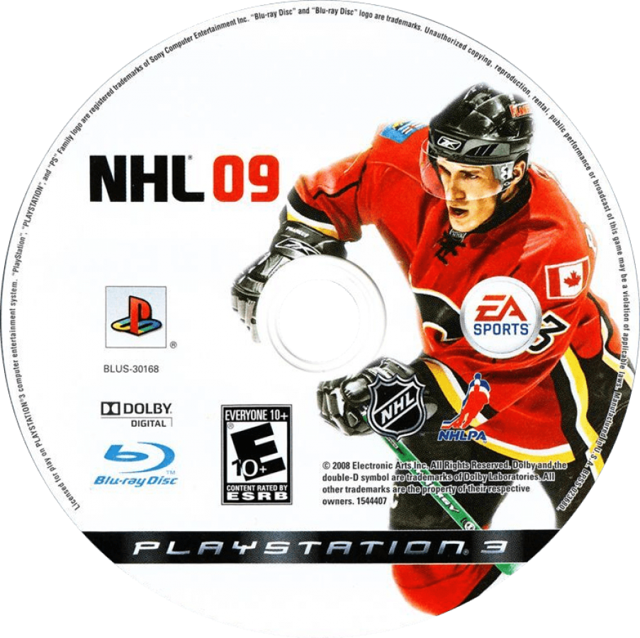 NHL 09 disc for PlayStation 3 PS3 video game