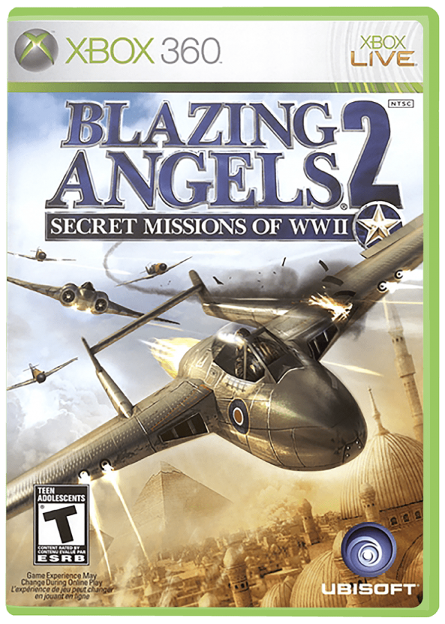 Blazing Angels 2: Secret Missions of WWII cover art for Xbox 360 (X360) video game