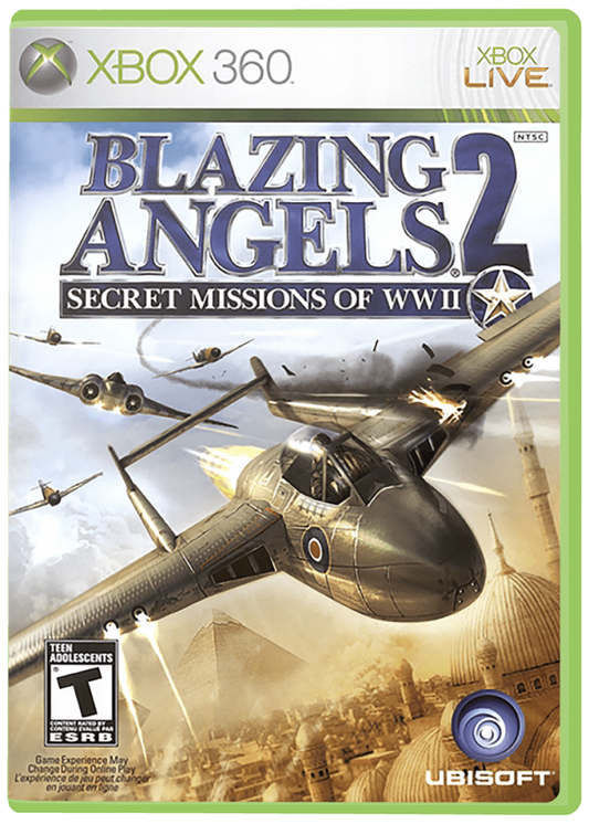 Blazing Angels 2: Secret Missions of WWII cover art for Xbox 360 (X360) video game