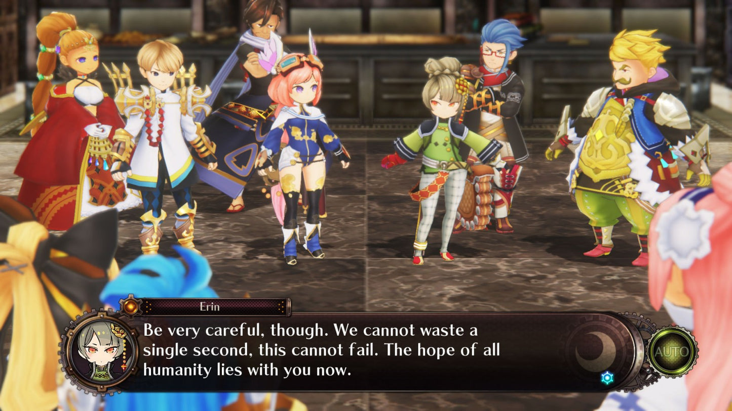 Arc of Alchemist for PlayStation 4 action RPG featuring desert exploration real time combat character switching and anime style story driven gameplay