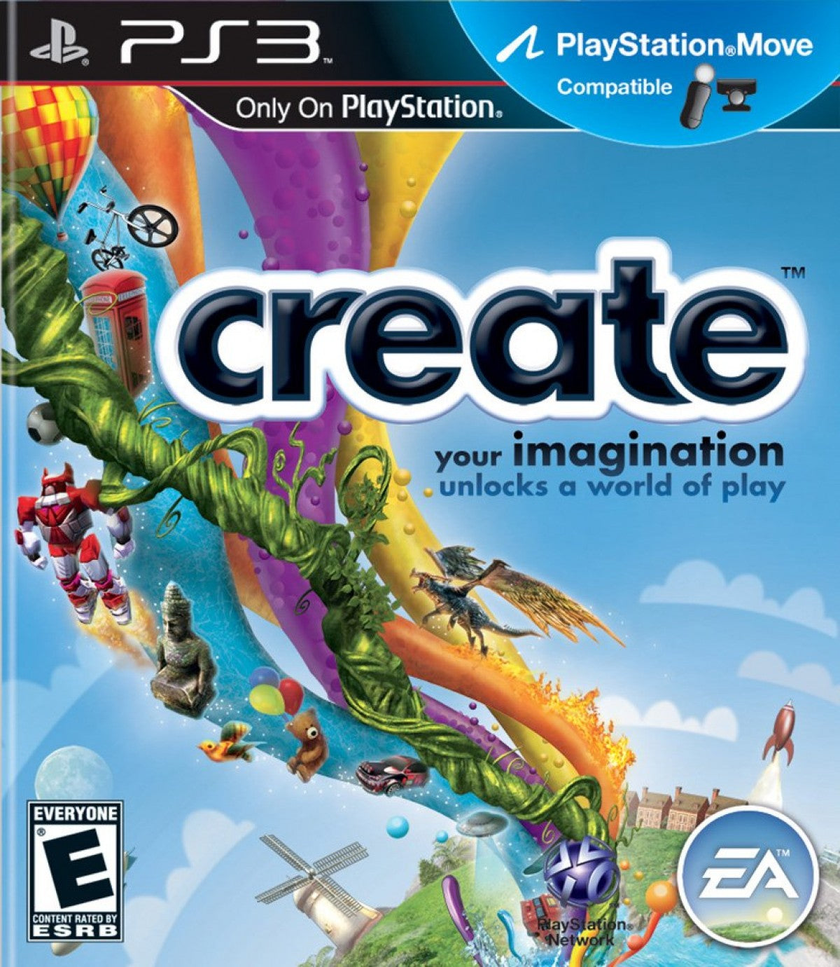 Create PS3 puzzle creation adventure game for PlayStation 3 cover art