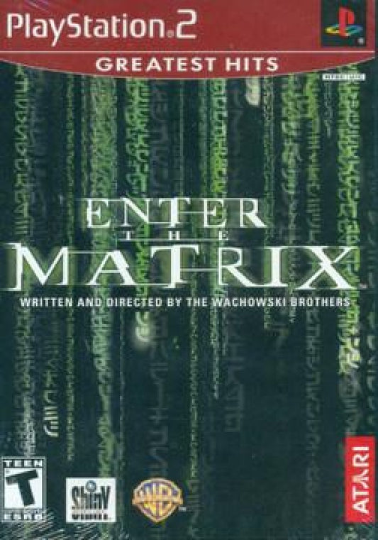 Enter the Matrix Greatest Hits cover art for PlayStation 2 (PS2) video game