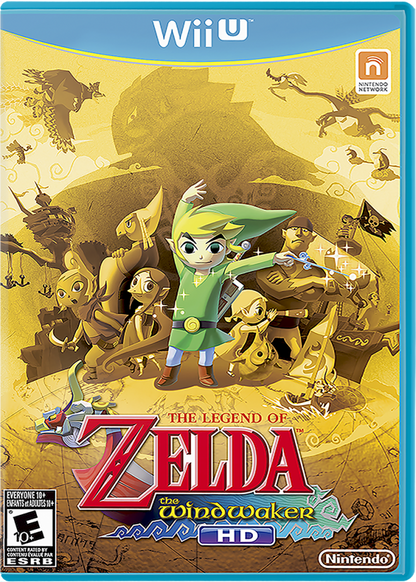 The Legend of Zelda: The WindWaker cover art for Nintendo Wii U (WiiU) video game