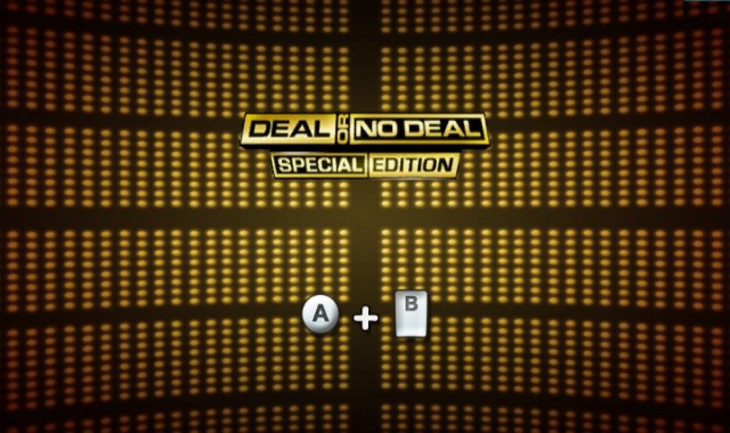 Deal or No Deal: Special Edition title screen art for Nintendo Wii (Wii) video game