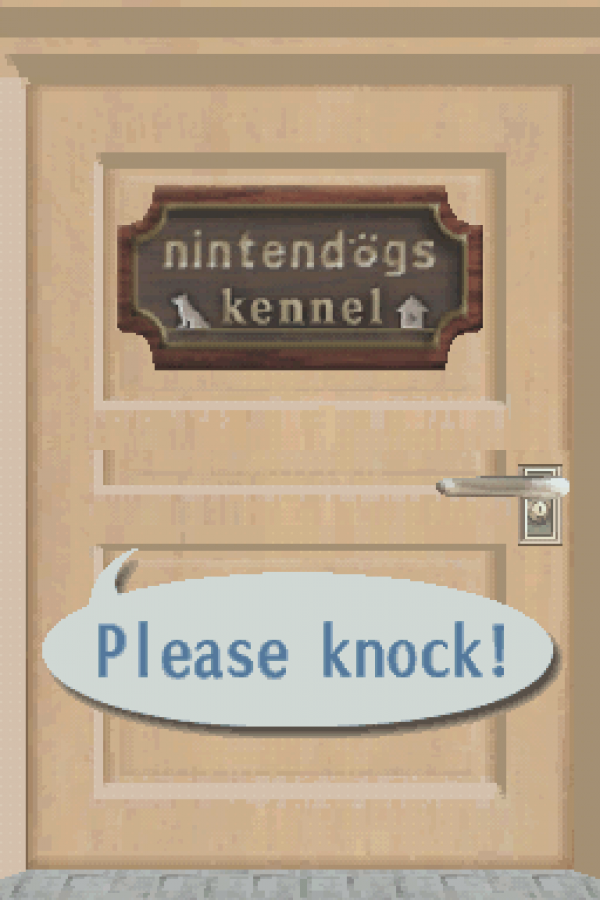 Nintendogs: Chihuahua and Friends title screen for Nintendo DS (DS) video game