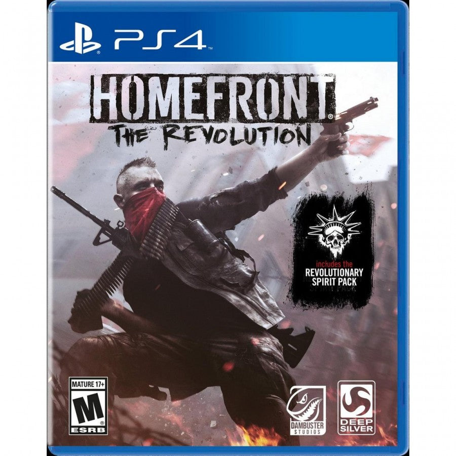 Homefront The Revolution SteelBook Edition cover art for PlayStation 4 PS4 video game
