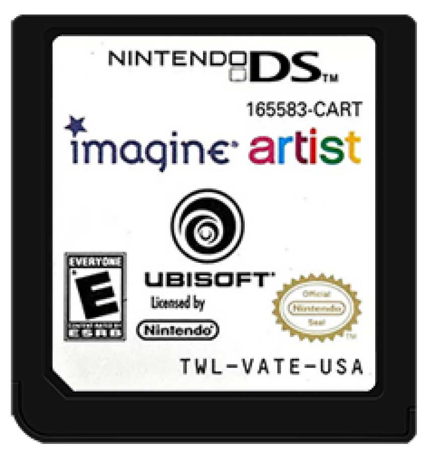 Imagine Artist cartridge art for Nintendo DS (DS) video game