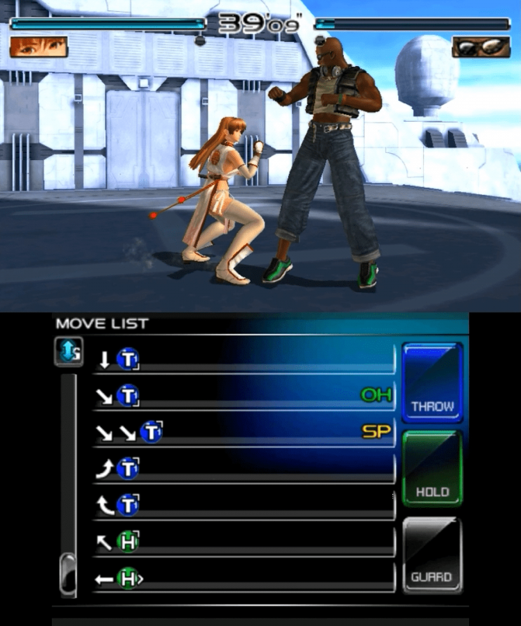 Dead or Alive: Dimensions gameplay for Nintendo 3DS (3DS) fighting video game