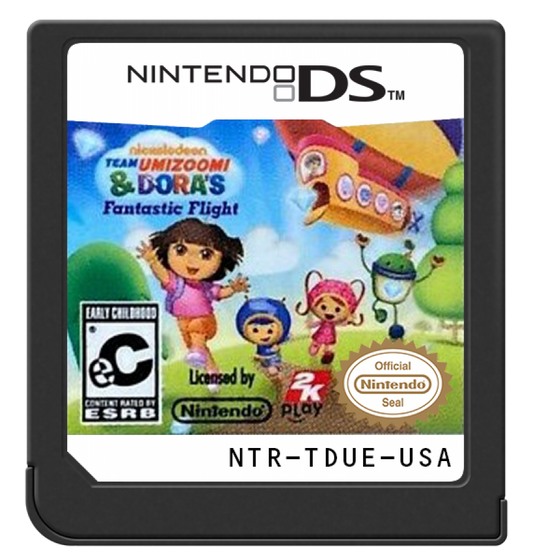 Team Umizoomi & Dora's: Fantastic Flight cartridge for Nintendo DS (DS) educational adventure video game