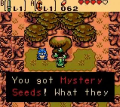 The Legend of Zelda Oracle of Ages Game Boy Color GBC for retro video game enthusiasts featuring action adventure gameplay time travel mechanics classic dungeon exploration puzzle solving top down combat memorable characters and collectible gaming appeal gameplay 