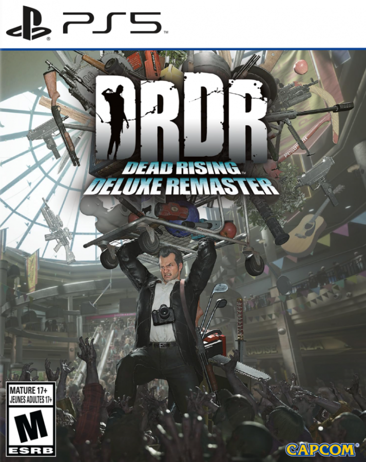 Dead Rising Deluxe Remaster cover art for PlayStation 5 (PS5) action horror video game