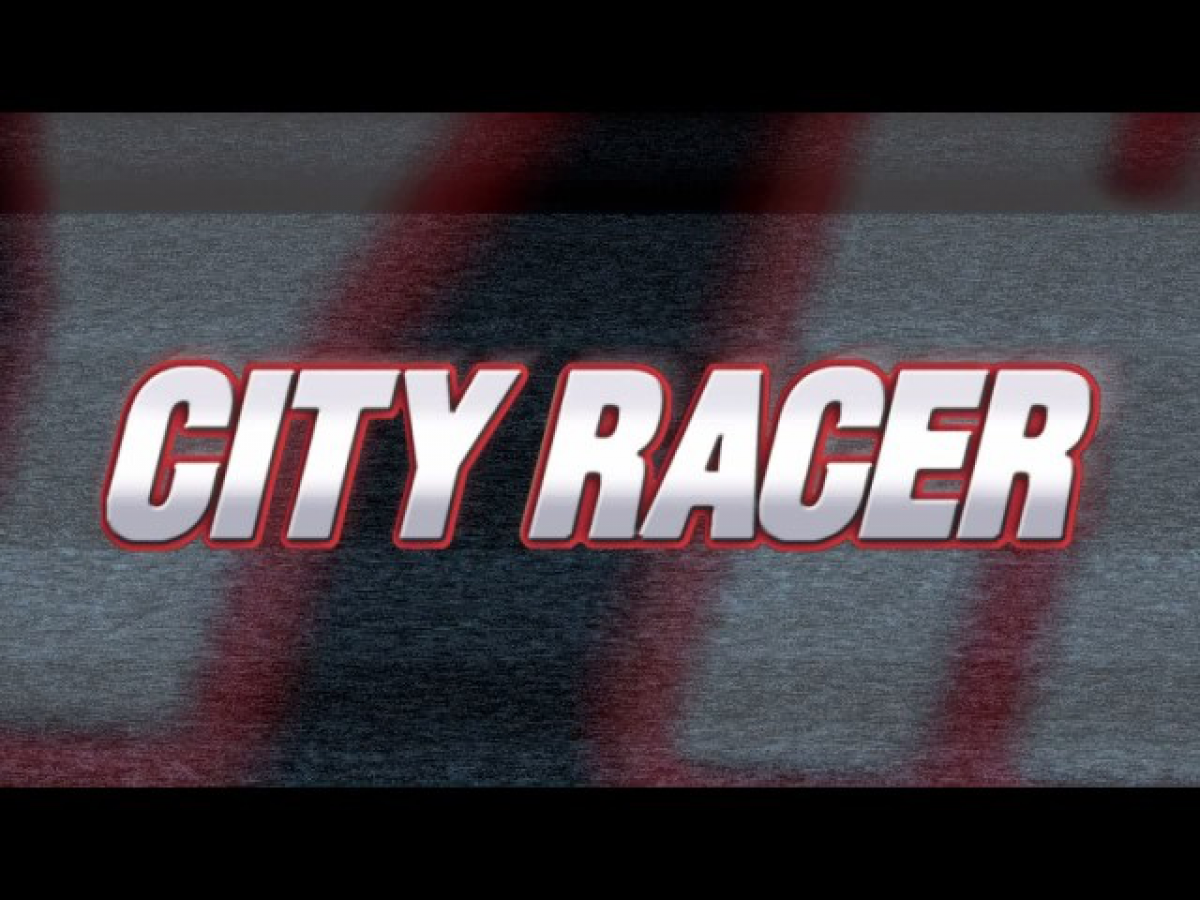 City Racer start screen for GameCube (GC) arcade street racing video game