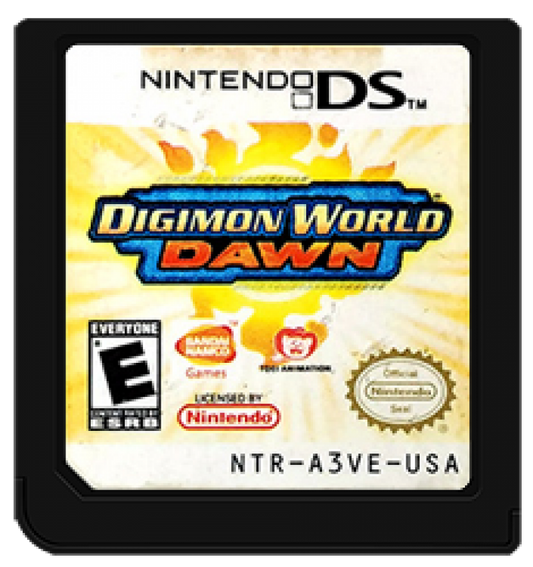 Digimon World: Dawn cartridge for Nintendo DS (DS) monster-raising RPG adventure video game