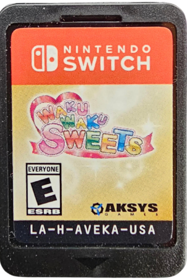 Waku Waku Sweets Nintendo Switch NS video game featuring cooking simulation gameplay sweet recipe creation baking challenges ingredient selection dessert preparation colorful environments and relaxing food themed adventure Nintendo Switch gaming retro video game collection collectible gaming appeal game cartridge