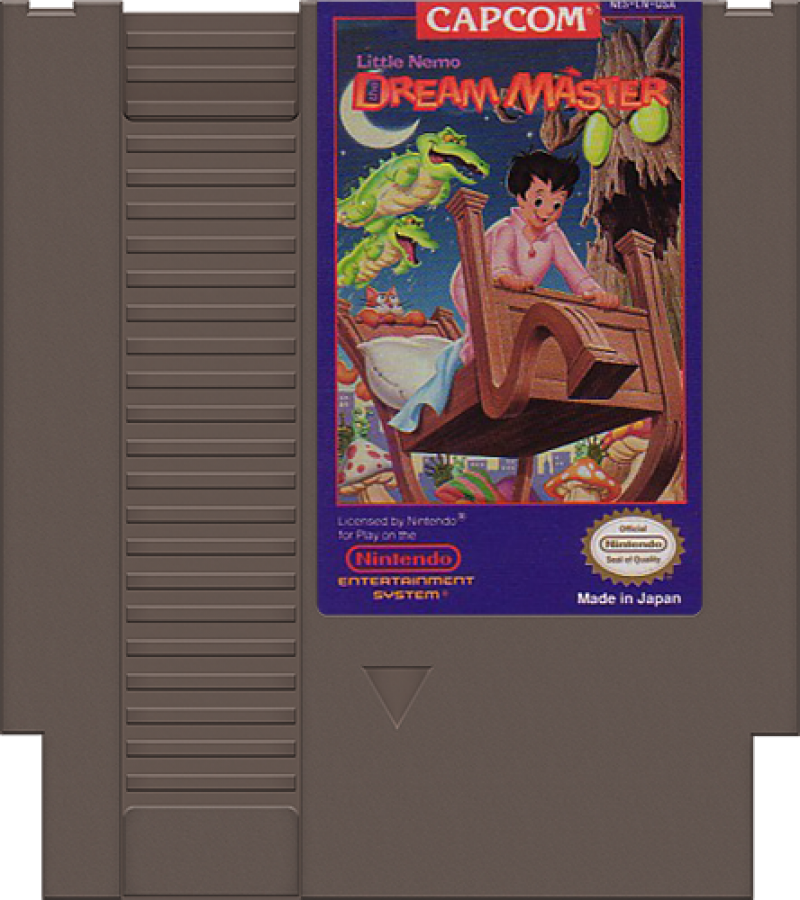 Little Nemo: The Dream Master cartridge for Nintendo Entertainment System (NES) retro video game