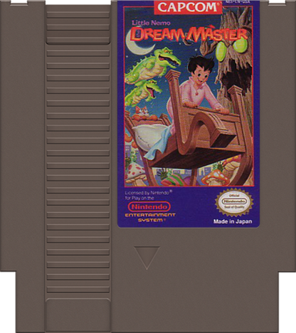 Little Nemo: The Dream Master cartridge for Nintendo Entertainment System (NES) retro video game