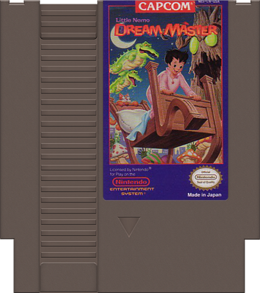 Little Nemo: The Dream Master cartridge for Nintendo Entertainment System (NES) retro video game