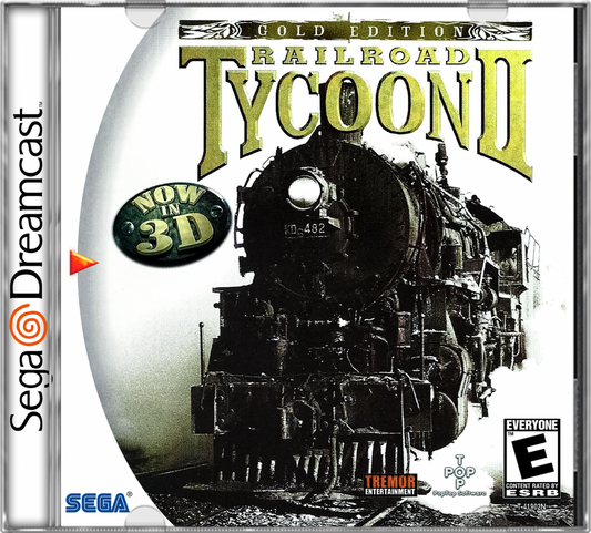 Railroad Tycoon II Gold Edition cover art for Sega Dreamcast (DC) video game