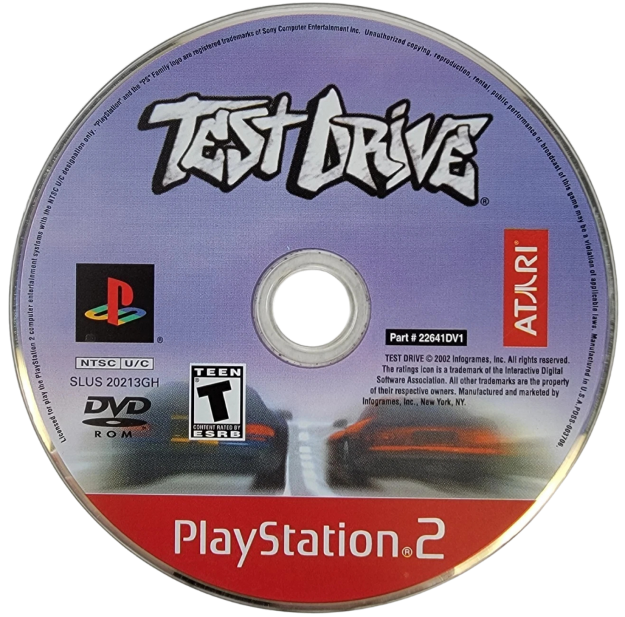 Test Drive [Greatest Hits] – PlayStation 2 (PS2) disc for video game