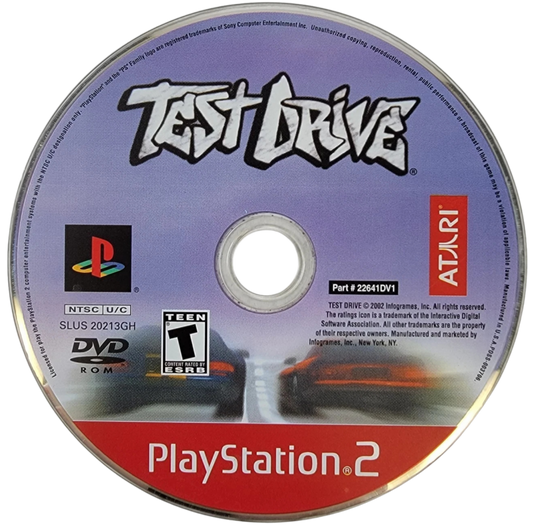 Test Drive [Greatest Hits] – PlayStation 2 (PS2) disc for video game