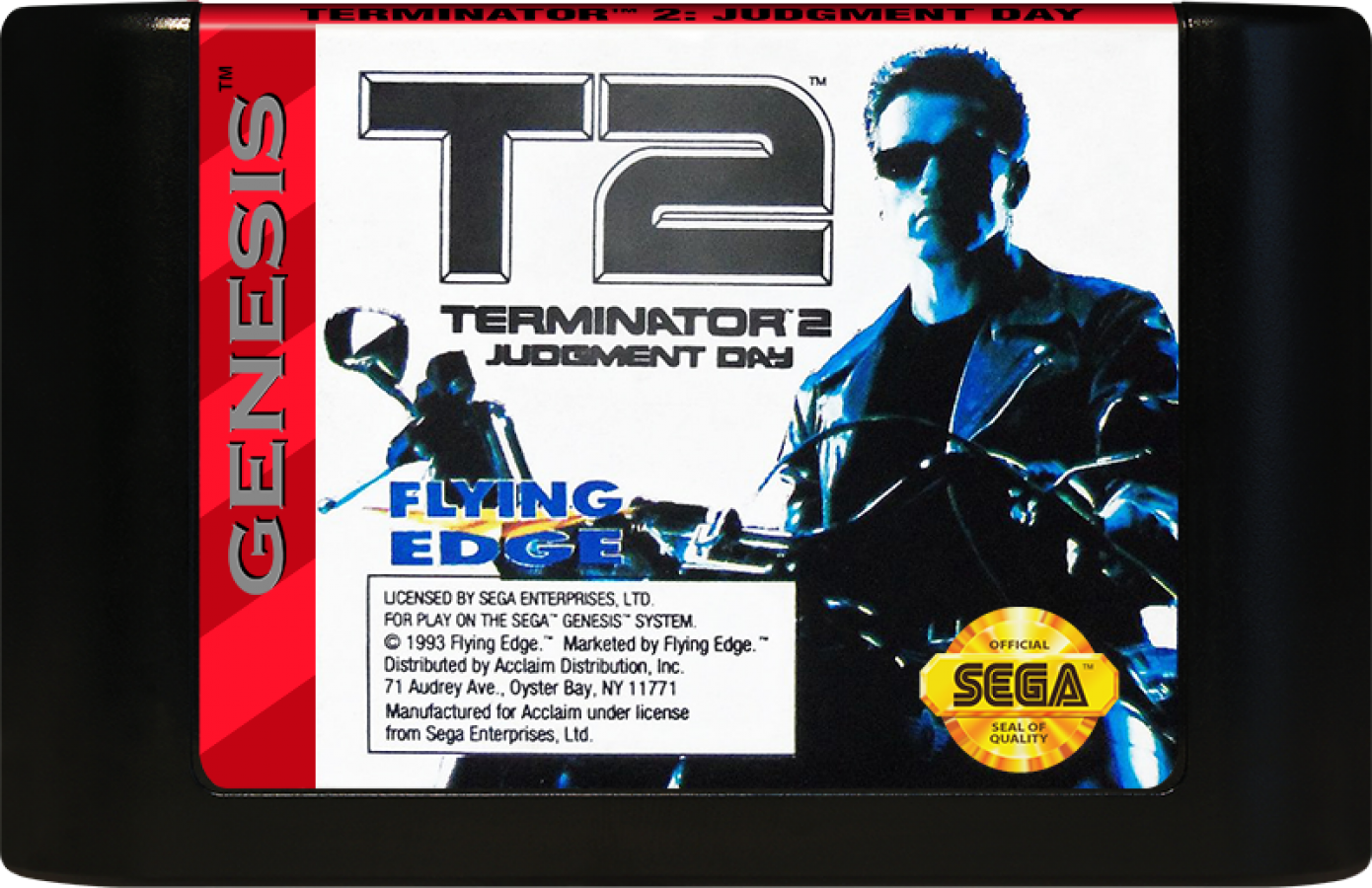 Terminator 2: Judgment Day cartridge for Sega Genesis (GEN) video game