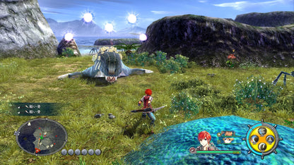 Ys VIII Lacrimosa of DANA Deluxe Edition PS5 game featuring fast-paced action RPG combat, expansive island exploration, and exclusive deluxe edition content gameplay
