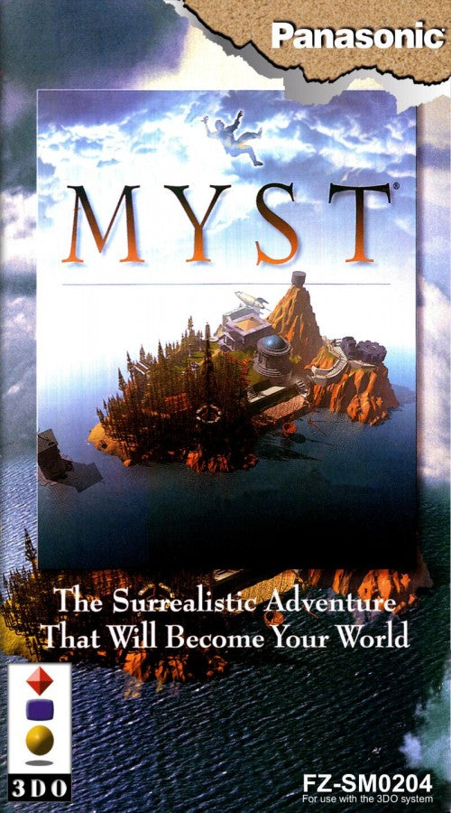 Myst cover art for Panasonic 3DO (3DO) graphic adventure puzzle video game