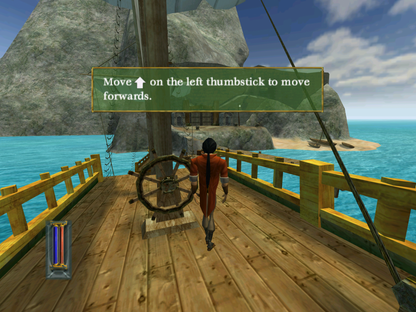 Galleon Islands of Mystery retro Xbox video game Galleon fantasy action adventure platform exploration pirate themed storytelling puzzle solving cinematic gameplay console title Xbox release gameplay