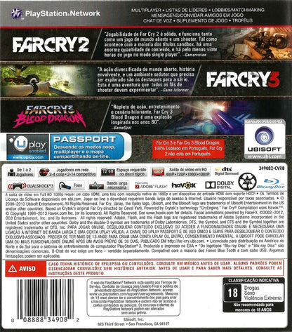 Far Cry Compilation back cover art for PlayStation 3 (PS3) video game