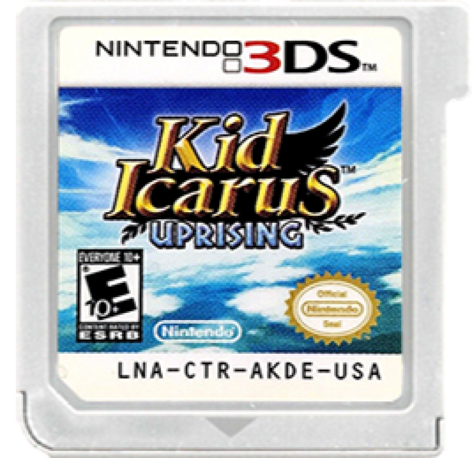 Kid Icarus: Uprising cartridge for Nintendo 3DS (3DS) video game