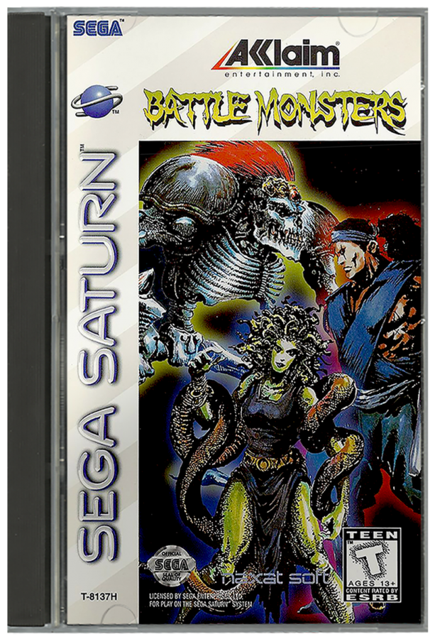 Battle Monsters cover art for Sega Saturn SS video game