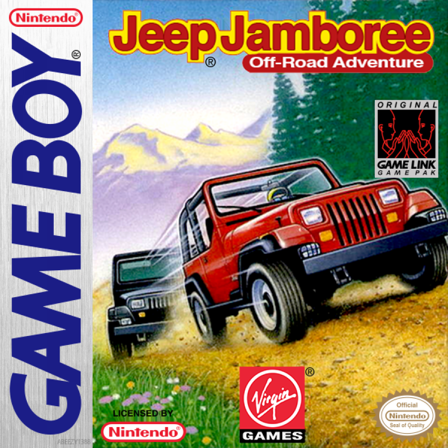 Jeep Jamboree cover art for Game Boy GB video game 