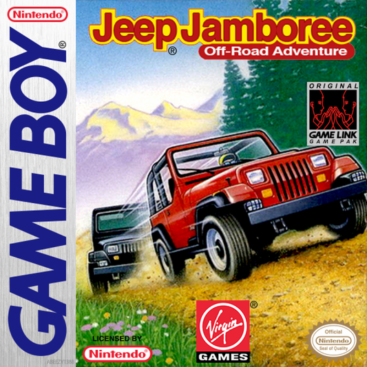 Jeep Jamboree cover art for Game Boy GB video game 