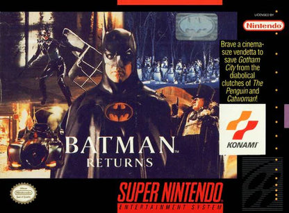 Batman Returns cover art for Super Nintendo Entertainment System (SNES) video game