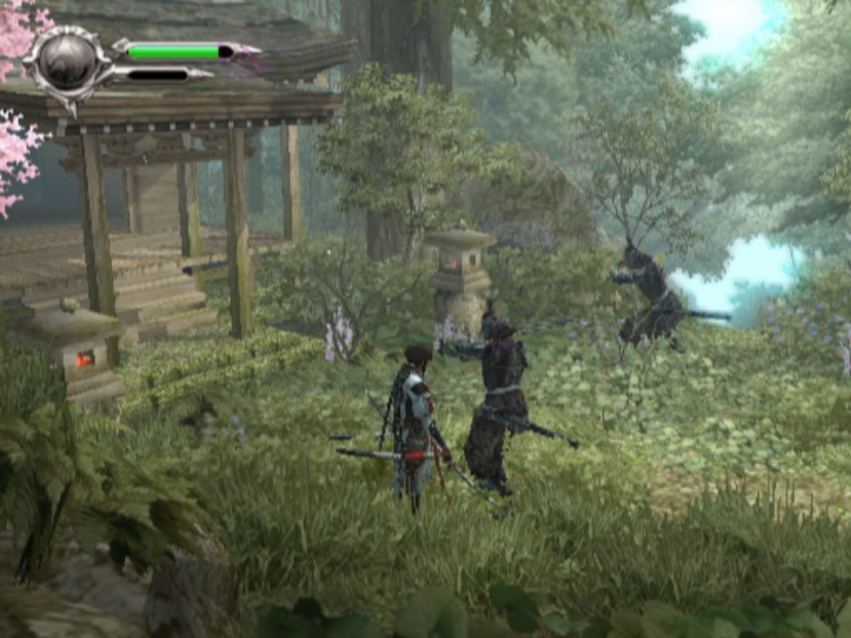 Genji Dawn of the Samurai PS2 PlayStation 2 action adventure samurai game retro video game gameplay
