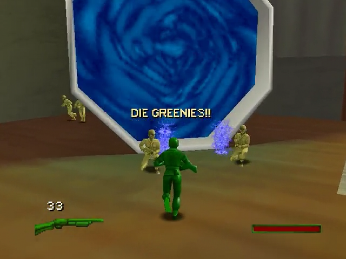 Army Men: Sarge's Heroes 2 [Green Cart] gameplay for Nintendo 64 (N64) video game